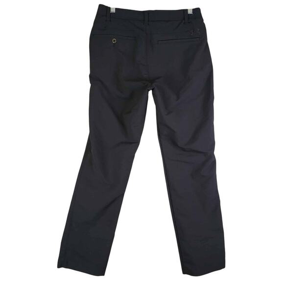 Under Armour Golf Pants Mens Size 32x30 Black Performance Straight Flat Front 32 - Picture 3 of 9